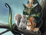 Rating: s
ID: 5545456
Date: 2025-05-03 03:01:59 -0400
Status: active
Score: 5
2017 4:3 ambiguous_gender artist_name ben_wootten branch carrying_another copyright_symbol curled_tail feral fur green_body green_scales grey_body grey_fur group hasbro horn humor in_tree lizard magic:_the_gathering mammal mimicry official_art on_head plant red_body red_fur reptile rodent scales scalie sciurid sitting symbol tail text tree tree_squirrel whiskers wizards_of_the_coast yellow_eyes post #5545456