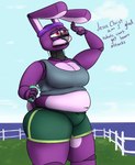 Rating: s
ID: 4537252
Date: 2024-01-15 12:39:19 -0500
Status: active
Score: 4
2019 accessory animal_humanoid anthro athletic_wear belly big_breasts biped black_neck black_nose blue_background blue_clothing blue_shirt blue_sky blue_tank_top blue_topwear bonnie_(fnaf) bottomwear breasts butt cleavage clothed clothed_anthro clothed_female clothing cloud container corrugated_neck corrugation countershade_crotch countershade_face countershade_tail countershade_torso countershading crossgender cup day detailed_background dialogue digital_drawing_(artwork) digital_media_(artwork) disposable_cup drawstring drawstring_bottomwear eyelashes female female_anthro fence five_nights_at_freddy's front_view fur grass green_bottomwear green_clothing green_gym_shorts green_shorts gym_bottomwear gym_shorts hair headband holding_disposable_cup humanoid interjection lagomorph leporid mammal midriff mtf_crossgender narrowed_eyes open_mouth outside overweight overweight_anthro overweight_female pink_body pink_countershading pink_inner_ear plant portrait pupils purple_body purple_ears purple_fur purple_headband purple_tail purple_text rabbit red_eyes scottgames scut_tail sea shaded shadow shielding_eyes shirt short_tail shorts simple_background skindentation sky solo squint standing tail talking_to_self tank_top text thatoneaceguy thick_thighs three-quarter_portrait three-quarter_view tight_bottomwear tight_clothing topwear water post #4537252