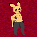 1:1 anthro anxietyfilledfluf female generation_7_pokemon mimikyu nintendo pokemon pokemon_(species) solo