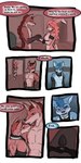 1:2 2016 anthro biped blush breasts butt buttplug canid cobalt_(tatsuchan18) collar comic daisy_(tatsuchan18) detailed_background dialogue english_text female female_anthro fenrir_(tatsuchan18) fur group hair hi_res lagomorph leporid male male_anthro mammal nipples open_mouth plug_(sex_toy) rabbit sex_toy speech_bubble standing tatsuchan18 text trio