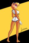 Rating: q
ID: 3872413
Date: 2023-02-14 09:55:08 -0500
Status: active
Score: 21
5_fingers absurd_res anthro blonde_hair blue_eyes bottomwear breasts brown_body brown_fur clothed clothing digital_media_(artwork) feet female fingers fur gloves hair handwear hi_res lagomorph leporid lola_bunny looney_tunes luxivox mammal nipple_outline pink_nose rabbit shirt shorts signature solo topwear underbutt warner_brothers post #3872413