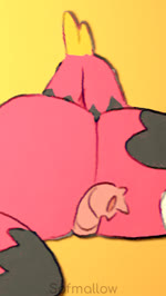 2024 all_fours anal anal_vore animate_inanimate animated anthro anus balls belly belly_jiggle bent_over big_belly big_butt black_ear_tips black_nose black_tail_tip blush blush_lines bomberman breasts butt dipstick_ears dipstick_tail duo ear_markings eyes_closed floppy_ears genitals gynomorph gynomorph_pred inside_anus intersex intersex_pred jiggling kneeling konami liliko_(sofmallow) living_bomb louie_(bomberman) markings multicolored_ears open_mouth penis pink_body rear_view sharp_teeth short_playtime simple_background sofmallow sound sound_warning spread_legs spreading tail tail_markings teeth thick_thighs vore webm white_balls white_belly yellow_background