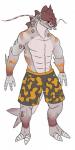 Rating: s
ID: 1685618
Date: 2018-10-21 19:03:21 -0400
Status: active
Score: 11
2012 2_toes 3_fingers abs antennae_(anatomy) anthro arthropod artist_collaboration biceps biped brown_body brown_exoskeleton claws clothed clothing collarbone compound_eyes covertcanine crustacean digital_drawing_(artwork) digital_media_(artwork) exoskeleton feet fingers forked_tail front_view full-length_portrait grey_clothing grizzledcroc hi_res male mandibles marine markings multi_eye multicolored_antennae multicolored_body multicolored_exoskeleton muscular muscular_anthro muscular_male orange_body orange_clothing orange_exoskeleton orange_stripes pattern_clothing pecs portrait red_antennae red_eyes red_stripes sharp_teeth shrimp simple_background solo spikes spots spotted_body spotted_exoskeleton standing striped_antennae striped_body striped_exoskeleton stripes swimming_trunks swimwear tail tan_antennae tan_body tan_exoskeleton tan_spots tan_tail teeth tiger_shrimp toe_claws toes topless two_tone_antennae unusual_anatomy unusual_tail white_background white_claws post #1685618