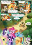 2018 3d_glasses absurd_res applejack_(mlp) chilllum color_coded_text comic digital_media_(artwork) doctor_whooves_(mlp) dragon english_text equid equine eyewear female feral fluttershy_(mlp) friendship_is_magic glasses group hasbro hi_res horn horse light262 male mammal mane_six_(mlp) my_little_pony mythological_creature mythological_equine mythological_scalie mythology pegasus pinkie_pie_(mlp) pony princess_tempora rainbow_dash_(mlp) rarity_(mlp) scalie shaded speech_bubble spike_(mlp) tail text the_end twilight_sparkle_(mlp) unicorn winged_unicorn wings