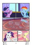 absurd_res amaichix comic earth_pony english_text equid equine female feral fluttershy_(mlp) friendship_is_magic group hasbro hi_res horn horse love_potion mammal my_little_pony mythological_creature mythological_equine mythology pegasus pony rainbow_dash_(mlp) rarity_(mlp) text twilight_sparkle_(mlp) unicorn winged_unicorn wings