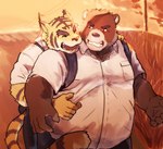 Rating: s
ID: 4864090
Date: 2024-06-19 11:09:42 -0400
Status: active
Score: 20
2024 5_fingers annoyed anthro backpack bear black_bear brown_body brown_fur brown_stripes claws clothing countershade_arms countershade_snout countershading duo eyes_closed fangs felid field fingers fur hi_res hug hugging_another hugging_from_behind juuichi_mikazuki kakukaku male mammal moon_bear morenatsu multicolored_body multicolored_fur open_mouth open_smile overweight overweight_anthro overweight_male pantherine pink_nose shirt sky smile snout striped_body striped_fur stripes tail tan_body tan_countershading tan_fur teasing teeth tiger topwear torahiko_(morenatsu) two_tone_body two_tone_fur ursine warm_colors white_clothing white_shirt white_topwear yellow_body yellow_fur post #4864090