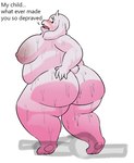 2024 ambiguous_gender anthro blush bodily_fluids boss_monster_(undertale) bovid breasts butt caprine dialogue english_text female female/ambiguous fur goat imminent_facesitting mammal nipples nude obese obese_anthro obese_female overweight overweight_anthro overweight_female oxkingky simple_background sweat text toriel undertale_(series) white_background white_body white_fur