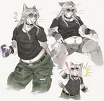 Rating: q
ID: 5331387
Date: 2025-01-26 06:06:46 -0500
Status: active
Score: 105
2025 anthro belly belt bodily_fluids body_hair bottomwear boxer_briefs bracelet bulge camo camo_bottomwear camo_clothing camo_pants camo_print cargo_pants chain clothing collar countershade_torso countershading dipstick_fingers domestic_cat exclamation_point eyes_closed felid feline felis fur gesture green_eyes grey_hair grin gynomorph hair hand_gesture happy_trail hi_res hitomi_(wolfertinger) intersex jewelry mammal markings midriff mole_(marking) oversized_bottomwear oversized_clothing oversized_pants pants partial_heterochromia pattern_bottomwear pattern_clothing pattern_pants red_bull simple_background slightly_chubby slightly_chubby_anthro slightly_chubby_gynomorph slightly_chubby_intersex smile solo studded_belt studs sweat sweatdrop thumbs_up trans_(lore) trans_woman_(lore) unavailable_at_source underwear white_background white_body white_fur wolfertinger post #5331387