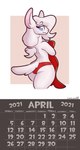 Rating: q
ID: 2689980
Date: 2021-04-09 13:04:51 -0400
Status: active
Score: 34
absurd_res anthro butt calendar calendar_graphic camelid clothed clothing ear_piercing english_text female hi_res leah_(leo_llama) leo_llama llama looking_at_viewer looking_back mammal number panties piercing pinup pose rear_view red_clothing simple_background solo team_fortress_2 text topless underwear valve post #2689980