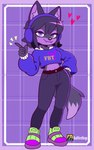 Rating: s
ID: 5259089
Date: 2024-12-22 17:35:27 -0500
Status: active
Score: 15
5:8 absurd_res anthro biped canid canine clothed clothed_anthro clothed_female clothing cute_fangs digital_drawing_(artwork) digital_media_(artwork) fangs female full-length_portrait heart_symbol hi_res jacket looking_at_viewer mammal micromango newgrounds newgrounds_logo portrait purple_clothing purple_jacket purple_topwear solo standing teeth three-quarter_view topwear post #5259089