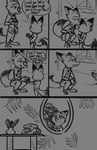 2022 anthro canid canine clothing comic conditional_dnp detailed_background dialogue disney electronics english_text female flower fox furniture hi_res inside kissing landline_phone male mammal mirror monochrome mother_(lore) mother_and_child_(lore) mother_and_son_(lore) mrs._wilde nick_wilde parent_(lore) parent_and_child_(lore) parent_and_son_(lore) phone plant red_fox son_(lore) speech_bubble table tail tail_motion tailwag tangerine_(artist) text true_fox uniform vase young zootopia