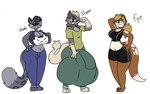 Rating: e
ID: 5265486
Date: 2024-12-25 16:15:01 -0500
Status: active
Score: 14
anthro balls_outline big_breasts big_bulge biped black_eyes bottomwear breasts brown_body bulge canid canine canis clothed clothing curvy_figure detailed_bulge digital_media_(artwork) felid female female_anthro fluffy fluffy_tail fur fye_(jamye_universe) genital_outline grey_body grey_fur group hair hand_on_bulge hi_res huge_bulge hyper hyper_bulge jayme_universe leopard looking_at_viewer male male/female male_anthro mammal mustelid navel otter pantherine pants penis_outline ponytail shady_(jamye_universe) shorts simple_background sliver_(jamye_universe) smile spots tail teeth text trio two_piece_suit wolf post #5265486