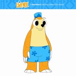 1:1 animated anthro bottomwear clothing english_text hat headgear headwear male mammal model_sheet official_art pangolin ryan_vaneyk short_playtime shorts smile solo text turnaround twende_(series) twende_(twende)