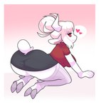 Rating: q
ID: 3693903
Date: 2022-11-16 02:18:51 -0500
Status: active
Score: 78
absurd_res anthro big_breasts big_butt black_bottomwear black_clothing black_skirt bottomwear bovid breasts butt caprine clothed clothing demon digital_media_(artwork) digital_painting_(artwork) female female_anthro fingers footwear fur goat goat_lucifer_(helltaker) hair heart_symbol helltaker hi_res hooves horn kneeling legwear looking_at_viewer looking_back mammal onigiri_punch painting_(artwork) red_clothing red_eyes red_shirt red_topwear shirt simple_background skirt smile socks solo thigh_highs thigh_socks topwear underbutt white_body white_fur white_hair post #3693903