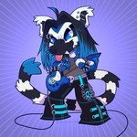 Rating: s
ID: 5584786
Date: 2025-05-19 21:01:53 -0400
Status: active
Score: 2
1:1 2022 3_fingers accessory anthro artist_name barbell_piercing belt belt_buckle black_bottomwear black_bracelet black_clothing black_eyebrows black_hair black_inner_ear black_nose black_pants black_tail blue_body blue_fur blue_highlights blue_tail_tip bottomwear bracelet braided_hair buckle chain chotpot clothed clothed_anthro clothed_male clothing colored dated digital_drawing_(artwork) digital_media_(artwork) dipstick_tail ear_tuft electric_guitar english_description eyebrow_piercing eyebrow_ring eyebrows facial_piercing fangs fingers fluffy fluffy_tail fully_clothed fully_clothed_anthro fully_clothed_male fur grey_clothing grey_hair_tie grey_shirt grey_tank_top grey_topwear guitar hair hair_accessory hair_tie handpaw highlights_(coloring) jewelry lemur light lighting long_hair long_tail lune_(lunecatta) male mammal markings multicolored_body multicolored_fur multicolored_tail musical_instrument pants paws piercing pink_tongue playing_guitar playing_music plucked_string_instrument pockets primate purple_background ring_piercing rocking_out shaded shirt simple_background simple_shading skull_belt_buckle skull_hair_accessory solo spiked_bracelet spikes standing sticker strepsirrhine string_instrument striped_markings striped_tail stripes studded_belt studs tail tail_markings tank_top teeth text tongue tongue_out topwear tuft white_body white_fur white_stripes year post #5584786