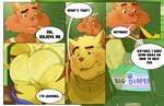 2021 anthro big_butt blush bottomwear briefs bulge butt chance_furlong chastity_cage chastity_device clean_diaper clothing comic daire301 detailed dialogue diaper digital_drawing_(artwork) digital_media_(artwork) domestic_cat duo embarrassed english_text eyebrows felid feline felis flustered folded_diaper hanna-barbera hi_res jake_clawson locker male male/male mammal muscular muscular_male presenting presenting_hindquarters shirt swat_kats tank_top text tighty_whities topwear underwear white_briefs white_clothing white_shirt white_tank_top white_topwear white_underwear