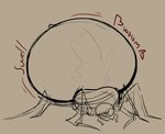 Rating: q
ID: 4442413
Date: 2023-11-29 01:44:10 -0500
Status: active
Score: 18
8_legs abdomen_expansion ambiguous_gender arachnid arthropod arthropod_abdomen big_abdomen chelicerae earless expansion feral hi_res huge_abdomen hyper insect lying mandibles monochrome motion_lines on_front onomatopoeia scissor_chelicerae simple_background sketch smokey_blokey solo sound_effects spider text post #4442413