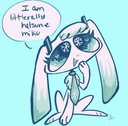 Rating: s
ID: 5582909
Date: 2025-05-19 01:22:05 -0400
Status: active
Score: 15
555bunnies alternate_species crossover digital_drawing_(artwork) digital_media_(artwork) dipstick_ears ear_markings female feral fur furrification hasbro hatsune_miku hi_res lagomorph leporid littlest_pet_shop lps_685 mammal multicolored_ears necktie paws rabbit sitting smile snowflake solo speech_bubble toony vocaloid white_body white_fur post #5582909