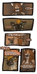 1:2 2016 anthro biped canid collar comic dialogue duo english_text fur hair havoc_(tatsuchan18) hi_res hyena male mammal open_mouth spade_(tatsuchan18) speech_bubble standing tatsuchan18 text