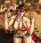 Rating: q
ID: 5607416
Date: 2025-05-29 17:07:22 -0400
Status: pending
Score: 0
2025 absurd_res american_flag american_flag_bikini anthro artist_name backwards_baseball_cap backwards_hat baseball_cap big_breasts bikini black_bikini black_clothing black_swimwear blonde_hair blue_eyes blush bodypaint bone_frill bottomwear breasts cavemanon_studios clothed clothing cosplay crossover crossover_cosplay curvy_figure dannoartista denim denim_bottomwear denim_clothing denim_shorts devil_horns_(gesture) digital_drawing_(artwork) digital_media_(artwork) dinosaur drunk duo face_paint female flag_bikini frill_(anatomy) front_view gesture glistening glistening_body glistening_scales goodbye_volcano_high grand_theft_auto grand_theft_auto_vi hadrosaurid hair hand_gesture hat headgear headwear hi_res i_wani_hug_that_gator jewelry long_hair long_tail looking_at_viewer magenta_body magenta_scales mia_moretti multicolored_body multicolored_scales naomi_(gvh) necklace ornithischian ornithopod parasaurolophus prehistoric_species reptile rockstar_games scales scalie short_hair shorts sibling_(lore) side-tie_bikini sister_(lore) sisters_(lore) skimpy skimpy_bikini snoot_game spiked_tail spikes spikes_(anatomy) string_bikini substance_intoxication swimwear tail teal_eyes text thick_thighs tongue tongue_out two-piece_swimsuit two_tone_body two_tone_scales unbuttoned_bottomwear unbuttoned_shorts united_states_of_america voluptuous voluptuous_anthro voluptuous_female watermark white_body white_scales wide_hipped_anthro wide_hipped_female wide_hips post #5607416