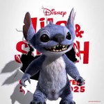 1:1 2024 4_fingers alien animal_genitalia anthro balls black_eyes black_nose blue_body blue_claws blue_fur claws digital_media_(artwork) disney experiment_(lilo_and_stitch) feet fingers fur genitals hair head_tuft lilo_and_stitch lilo_and_stitch_(2025) male notched_ear nude_edit open_mouth penis penis_tip sheath simple_background smile solo stitch_(lilo_and_stitch) teeth text third-party_edit toes tuft zeklullaby