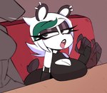 Rating: q
ID: 5422185
Date: 2025-03-09 12:56:55 -0400
Status: active
Score: 65
2024 anthro bear big_breasts black_body black_clothing black_fur blush breast_rest breasts cleavage cleavage_cutout clothed clothing collared_shirt cutout digital_media_(artwork) duo ear_piercing faceless_character faceless_female fellatio_gesture female female/female fingerless_gloves fur furniture gesture giant_panda gloves green_hair hair hand_gesture handjob_gesture handwear hi_res highlights_(coloring) lips mammal nelljoestar open_mouth outline piercing propositioning restaurant shirt short_hair simple_background siu_lin_(nelljoestar) solo_focus suggestive suggestive_gesture table tail teeth topwear white_body white_fur white_hair post #5422185
