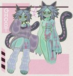 Rating: s
ID: 4256929
Date: 2023-08-27 02:30:50 -0400
Status: active
Score: 45
2023 alternative_fashion anthro black_clothing black_tail blue_clothing blue_hair bone bone_tail breasts character_name claws clothing collar domestic_cat fangs felid feline felis female fur ghost_(shiloh)_(fawnpawss) green_body green_fur hair hi_res looking_at_viewer mammal nude paws purple_clothing scar smile solo spiked_collar spikes tail teeth text translucent translucent_body translucent_tail undead white_clothing wolfertinger y2k_(fashion) y2k_(graphic_design) zombie post #4256929