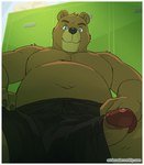 Rating: e
ID: 3560272
Date: 2022-09-11 07:20:01 -0400
Status: active
Score: 101
anthro artdecade bare_chest bear belly black_bottomwear black_clothing black_shorts blue_eyes bottomwear brown_body brown_fur claws clothed clothing drawstring erection finger_claws fur genitals glans inside locker_room looking_at_viewer looking_down looking_down_at_viewer male mammal navel partially_clothed penis penis_poking_out shorts slightly_chubby smile solo text topless topless_male url ursine post #3560272