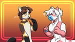 Rating: q
ID: 5605607
Date: 2025-05-28 21:52:24 -0400
Status: active
Score: 4
16:9 2_fingers 4_arms anthro black_body blue_lips bovid brown_body brown_hair caprine curious donut_mouth duo eyeless female fingers fur goat hair hi_res horn hybrid hyper hyper_lips lips male male/female mammal midnite_fsnax multi_arm multi_limb orange_background pecs pink_body pink_fur question_mark red_background rox_(midnite_fsnax) simple_background standing tan_body taur thick_lips trans_(lore) trans_man_(lore) white_body white_fur widescreen yellow_body yellow_eyes post #5605607
