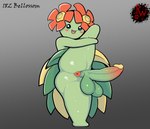 anthro anus balls bellossom big_balls big_butt big_penis blue_eyes blush butt darkened_genitalia digital_media_(artwork) elemental_creature erection featureless_feet feet femboy flexible flora_fauna flower generation_2_pokemon genitals green_balls green_body green_penis hand_on_leg hand_on_own_leg hi_res holding_leg huge_butt humanoid_genitalia humanoid_penis looking_at_viewer male nintendo open_mouth penis plant pokemon pokemon_(species) presenting presenting_anus presenting_hindquarters presenting_penis raised_leg rapistwerewolf semi-anthro simple_background smile soles solo spread_legs spreading thick_thighs vein veiny_penis wide_hips