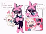Rating: s
ID: 3554725
Date: 2022-09-08 07:58:59 -0400
Status: active
Score: 90
!!? anthro blush brown_body brown_fur comic dialogue duo english_text engrish femboy fur gender_confusion generation_6_pokemon generation_8_pokemon honey_(masayo) interspecies karen_(masayo) lagomorph leporid male male/male mammal masayo mega_evolution mega_lopunny nintendo pokemon pokemon_(species) rabbit scorbunny shiny_pokemon shocked simple_background sitting size_difference speech_bubble text white_body white_fur post #3554725