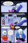 absolutedream absurd_res animated_skeleton asriel_dreemurr bone boss_monster_(undertale) bovid caprine castle comic comic_sans delta_rune_(emblem) dialogue english_text fire frisk_(undertale) hi_res human lizard mammal monster_kid papyrus_(undertale) reptile sans_(undertale) scalie skeleton snow symbol text undead undertale undertale_(series)