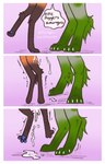 anthro anthro_on_anthro anthro_penetrated anthro_penetrating anthro_penetrating_anthro bodily_fluids canid canine cum cum_drip cum_on_ground cum_on_leg dangling_doggystyle dangling_legs dialogue doggystyle dripping duo epic_poggers_amongus faceless_character faceless_male fennec_fox fox from_behind_position genital_fluids hi_res jasper_(pizzacow) lagomorph leg_focus leporid luckfoxo33 male male/male mammal meme obscured_penetration offscreen_sex pawpads penetration rabbit rurik_carpenter sex true_fox