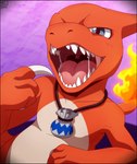 Rating: q
ID: 5647623
Date: 2025-06-17 00:35:45 -0400
Status: active
Score: 18
ambiguous_gender anthro black_border bodily_fluids border charmeleon chili_(some_nerd) claws fangs fire flaming_tail generation_1_pokemon hi_res incredibleediblecalico male_(lore) mouth_shot nintendo open_mouth pointing_at_mouth pokemon pokemon_(species) pouch_(clothing) reptile saliva saliva_string scales scalie solo tail teeth tongue uvula post #5647623