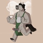 Rating: e
ID: 5535726
Date: 2025-04-28 05:49:12 -0400
Status: active
Score: 22
1:1 anthro apron apron_only arm_hair balls barely_visible_nipples barrista beverage big_penis biped black_hair body_hair chest_hair clothing cloven_hooves coffee coffee_cup container cup equid equine erection facial_hair foreskin fur genitals glans grey_body grey_fur hair hi_res hooved_plantigrade hooved_toes hooves horse hot_drink humanoid_genitalia humanoid_penis leg_hair male male_anthro mammal muscular muscular_male nardodraws navel nipples partially_retracted_foreskin penis pitcher plantigrade pubic_stubble running simple_background smile solo steam stubble window post #5535726