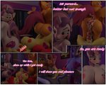 3d_(artwork) accessory animal_genitalia animal_penis anthro anthrofied apple_bloom_(mlp) big_breasts bodily_fluids border breasts butt cock_ring comic crossgender cum cutie_mark_crusaders_(mlp) dialogue digital_media_(artwork) english_text equid equine equine_genitalia equine_penis facesitting friendship_is_magic ftg_crossgender fti_crossgender genital_fluids genitals group gynomorph gynomorph/gynomorph hasbro hi_res horn intersex intersex/intersex jewelry mammal my_little_pony mythological_creature mythological_equine mythology nipples nude pegasus penis penis_accessory penis_jewelry scootaloo_(mlp) sex_toy sitting_on_another sweetie_belle_(mlp) text tomixp trio unicorn white_border wings