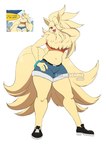 Rating: s
ID: 5549488
Date: 2025-05-04 21:12:52 -0400
Status: active
Score: 59
2025 aaron_schmit absurd_res anthro blonde_hair bottomwear canid canine city city_background clothed clothing crop_top digital_drawing_(artwork) digital_media_(artwork) fangs female fox fur generation_1_pokemon hair hand_behind_neck hi_res hotpants long_hair looking_at_viewer mammal mane midriff multi_tail navel ninetales nintendo open_mouth outside pokemon pokemon_(species) pose red_eyes sharp_teeth shirt shorts signature simple_background solo tail tan_body tan_fur tan_hair teeth topwear watermark white_background post #5549488