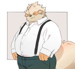 Rating: s
ID: 5349205
Date: 2025-02-03 15:03:26 -0500
Status: active
Score: 6
2025 anthro anthrofied arcanine belly black_nose bottomwear clothing eyes_closed generation_1_pokemon hi_res inunoshippo kemono male nintendo overweight overweight_male pants pokemon pokemon_(species) shirt simple_background smile solo suspenders topwear post #5349205