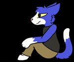 2016 6:5 alpha_channel anthro black_clothing black_shirt black_topwear blue_body blue_fur blue_hair bottomwear clothed clothing countershade_arms countershade_face countershade_feet countershade_tail countershading digital_media_(artwork) dipstick_tail domestic_cat feet felid feline felis fingers fully_clothed fur hair male mammal markings mouth_closed multicolored_body multicolored_fur pants ruby_quest shirt side_view simple_background sitting snout solo tail tail_markings takuras tan_bottomwear tan_clothing tan_pants tom_(rq) topwear transparent_background two_tone_body two_tone_fur white_body white_countershading white_fur yellow_sclera