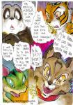 2015 anthro bear better_late_than_never comic daigaijin dialogue dreamworks english_text felid female feral giant_panda kung_fu_panda male mammal master_po_ping master_tigress master_viper painting_(artwork) pantherine reptile scalie snake student_mei_ling text tiger traditional_media_(artwork) viper watercolor_(artwork)