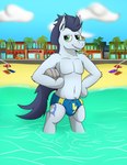 Rating: e
ID: 4125447
Date: 2023-06-22 08:58:34 -0400
Status: active
Score: 6
absurd_res anthro ball beach blue_clothing blue_speedo blue_swimwear bulge clothed clothing detailed_bulge drawstring equid equine friendship_is_magic green_eyes hand_on_hip hasbro hi_res holding_object inner_ear_fluff looking_at_viewer male mammal my_little_pony mythological_creature mythological_equine mythology navel partially_submerged pegasus seaside shoulder_fluff smile soarin_(mlp) solo speedo standing standing_in_water swimwear swimwear_only tacomytaco topless tuft volleyball_(ball) water wings wonderbolts_(mlp) post #4125447