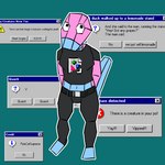 Rating: s
ID: 3967638
Date: 2023-04-02 13:59:56 -0400
Status: active
Score: 10
1:1 blue_body bottomwear clothing digital_creature english_text error_message female generation_1_pokemon hands_behind_back hot_singles_in_your_area looking_up meme microsoft microsoft_windows nintendo pants pink_body pixiecatsupreme pokemon pokemon_(species) pokemorph porygon shirt solo text the_duck_song topwear window_(computing) windows_95 post #3967638