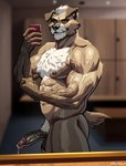 Rating: e
ID: 5633904
Date: 2025-06-10 20:17:34 -0400
Status: active
Score: 44
2025 abs absurd_res after_exercise anthro areola artist_name balls barazoku beard belwulf biceps big_balls big_muscles big_penis blurred_background bodily_fluids body_hair canid canine canis cellphone chest_hair deltoids domestic_dog dripping electronics erection eyebrows facial_hair flexing flexing_bicep fur genital_fluids genitals glans hair hi_res holding_object holding_phone huge_muscles humanoid_genitalia humanoid_penis inside locker_room looking_at_viewer male mammal manly mature_anthro mature_male mirror mirror_selfie muscular muscular_anthro muscular_male navel nipples nude pecs penis phone precum precum_drip pubes reflection scar selfie smartphone smile solo standing sweat tail taking_picture taking_selfie text thick_arms thick_thighs tuft vein veiny_muscles veiny_penis post #5633904