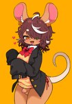 Rating: e
ID: 5594595
Date: 2025-05-24 07:13:39 -0400
Status: active
Score: 22
2021 absurd_res anthro balls bedroom_eyes blush bottomless bottomless_anthro bottomless_male bow_tie brown_hair clothed clothing digital_drawing_(artwork) digital_media_(artwork) femboy flaccid foreskin fur genitals glans hair hair_covering_one_eye heart_symbol heterochromia hi_res highlights_(coloring) infekah inner_ear_fluff jacket long_sleeves looking_at_viewer male male_anthro mammal mouse murid murine narrowed_eyes open_clothing open_jacket open_mouth open_smile open_topwear partially_retracted_foreskin penis portrait rodent seductive shaded shirt simple_background small_penis smile solo standing tail tan_body tan_fur three-quarter_portrait tongue tongue_out topwear tuft undershirt post #5594595