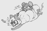 Rating: e
ID: 5356970
Date: 2025-02-07 06:46:13 -0500
Status: active
Score: 41
2025 anal anthro arma_(waka) behind_another big_butt blush blush_lines butt dawrk dawrklawst digital_drawing_(artwork) digital_media_(artwork) duo english_text eyelashes female hand_on_butt hi_res huge_butt kneeling looking_at_butt lying mammal markings monochrome murid murine on_front oral rat rimming rodent sex slightly_chubby text thick_thighs tongue tongue_out wide_hips post #5356970