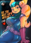 Rating: s
ID: 4479696
Date: 2023-12-18 07:34:30 -0500
Status: active
Score: 71
2023 alien angela_cross anthro back_dimples bedroom_eyes belt big_breasts blue_eyes breasts butt clothing curvy_figure dialogue english_text female fur glistening glistening_clothing gloves hair half-closed_eyes handwear headgear headwear hi_res jumpsuit lombax looking_at_viewer mammal narrowed_eyes open_mouth ottendo planet ponytail ratchet_and_clank seductive side_boob side_view signature smile smiling_at_viewer solo sony_corporation sony_interactive_entertainment space striped_ears stripes talking_to_another text thick_thighs tight_clothing utility_belt voluptuous yellow_body yellow_fur post #4479696