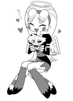 Rating: s
ID: 5606437
Date: 2025-05-29 07:31:35 -0400
Status: pending
Score: 1
4_legs absurd_res angel angel_dust anthro arachnid arthropod enaic31 eyes_closed feathered_wings feathers female halo hazbin_hotel hi_res japanese_text molly_(hazbin_hotel) monochrome plushie solo spider text translation_request wings post #5606437