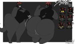 Rating: q
ID: 4916194
Date: 2024-07-13 02:32:47 -0400
Status: active
Score: 26
absurd_res anthro big_breasts big_butt black_hair board bottomwear breasts butt cleavage clothed clothing digital_media_(artwork) disembodied_head domestic_cat english_text expression_sheet expressions felid feline felis female grey_background hair hi_res huge_breasts huge_butt hyper hyper_breasts hyper_butt looking_back mammal masterj291 model_sheet red_hair shorts simple_background slyrray_(masterj291) smug smug_face solo text thick_thighs white_background post #4916194