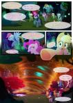 2016 absurd_res applejack_(mlp) chilllum color_coded color_coded_text comic dialogue digital_media_(artwork) english_text equid equine feathered_wings feathers female fluttershy_(mlp) forest friendship_is_magic group hasbro hi_res horn light262 mammal my_little_pony mythological_creature mythological_equine mythology name_drop name_in_dialogue pegasus pinkie_pie_(mlp) plant rainbow_dash_(mlp) rarity_(mlp) shaded species_in_dialogue speech_bubble text tornado tree twilight_sparkle_(mlp) unicorn winged_unicorn wings