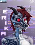 Rating: s
ID: 1674400
Date: 2018-10-08 18:37:04 -0400
Status: active
Score: 8
anatomy android bared_teeth bust_portrait canid canine collar countershading cross_section digital_media_(artwork) erika_(disambiguation) glowing glowing_eyes hair hi_res horn libra-11 machine mammal nude portrait programming red_eyes red_hair robot solo text text_background white_body white_countershading post #1674400